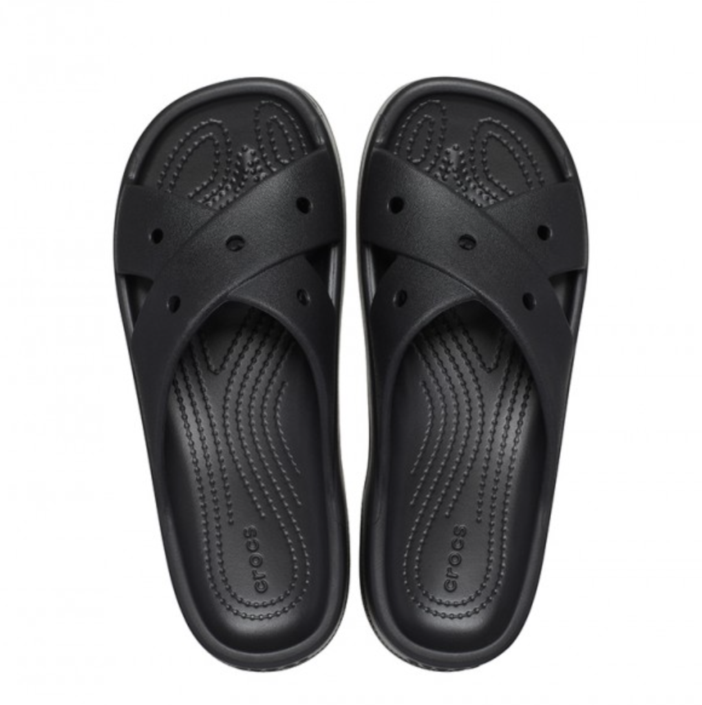CROCS BROOKLYN LOW WEDGE BLACK 206453-060