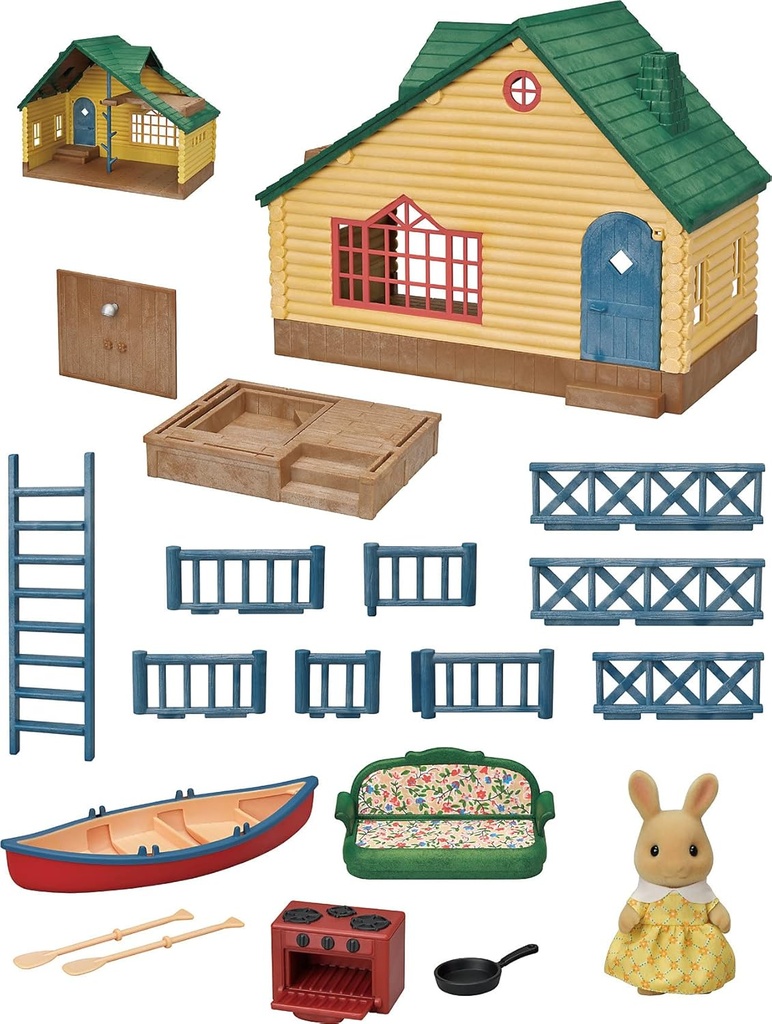 SYLVANIAN FAMILIES LOG CABIN GIFT SET 5610