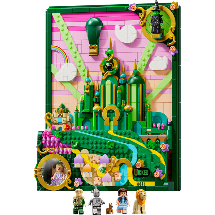 LEGO 75685 EMERALD CITY WALL ART