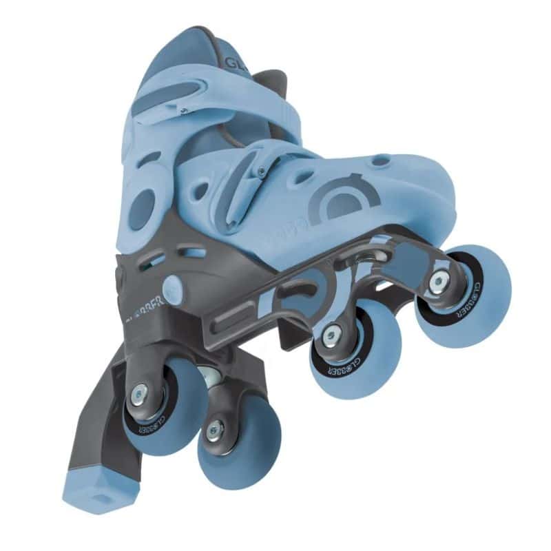 GLOBBER 2IN1 LEARNING SKATES BLUE SIZE 30-33