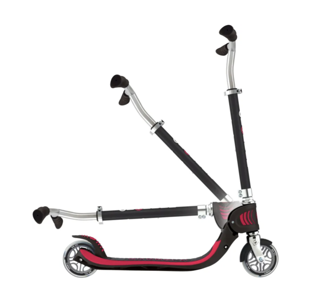 SCOOTER GLOBBER FLOW FOLDABLE WHITE PINK