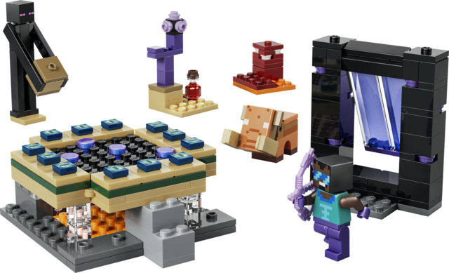 LEGO 21584 NETHER & END PORTAL JOURNEY