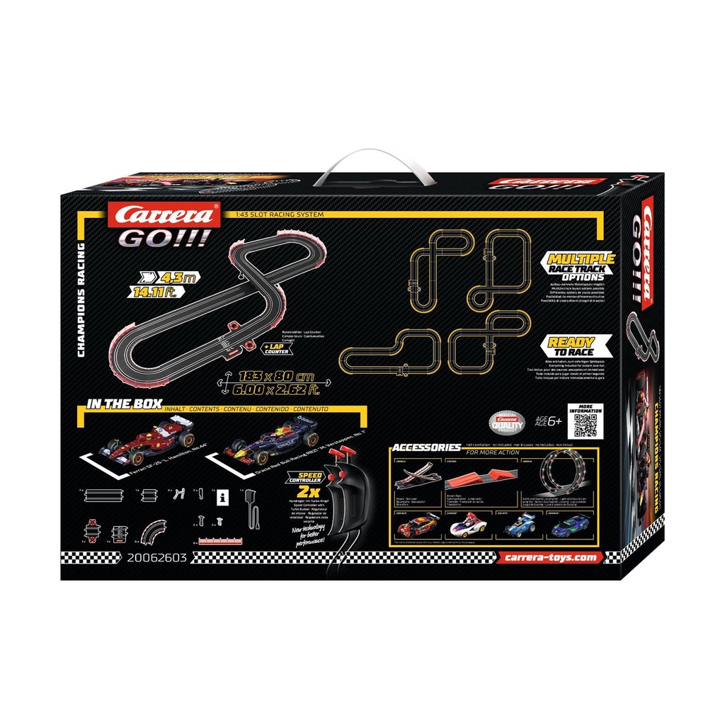 CARRERA GO! SET FERRARI & REDBULL
