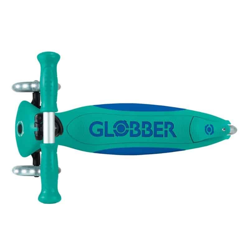 SCOOTER GLOBBER ELITE PINK LIGHTS FOLDING