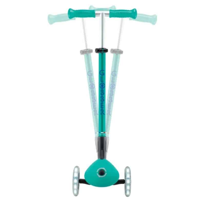 SCOOTER GLOBBER ELITE PINK LIGHTS FOLDING