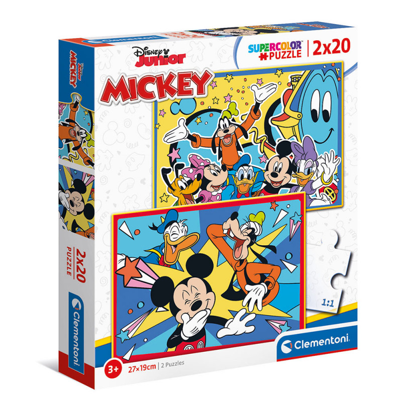 CLEMENTONI PUZZLE 2X20PCS 