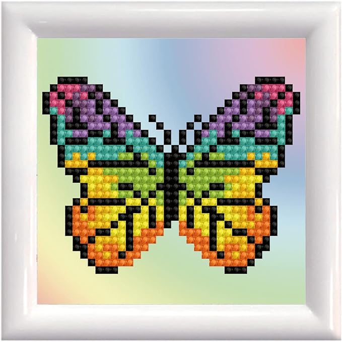 DIAMOND DOTZ DD1.031F RAINBOW BUTTERFLY