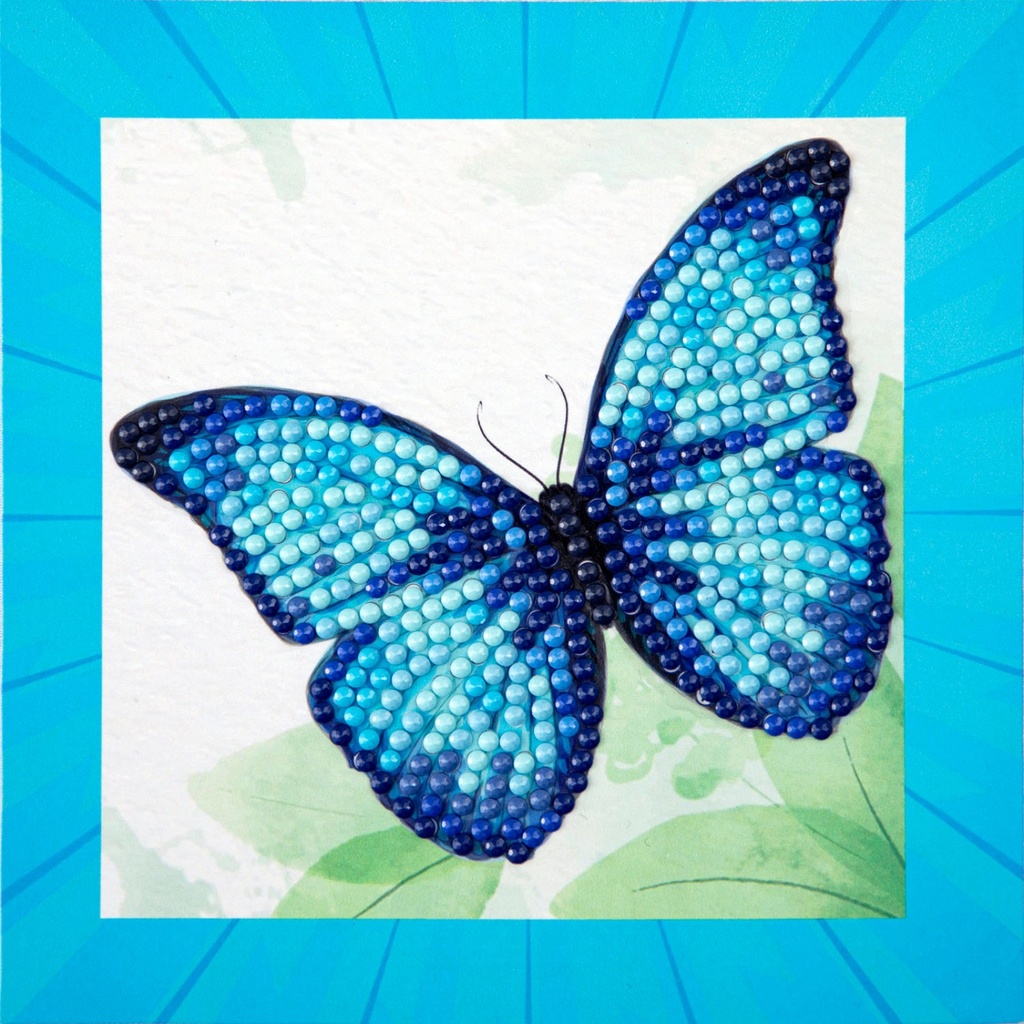 DIAMOND DOTZ DTZ5.004 BLUE BUTTERFLY