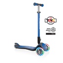 SCOOTER GLOBBER ELITE BLUE LIGHTS FOLDING 