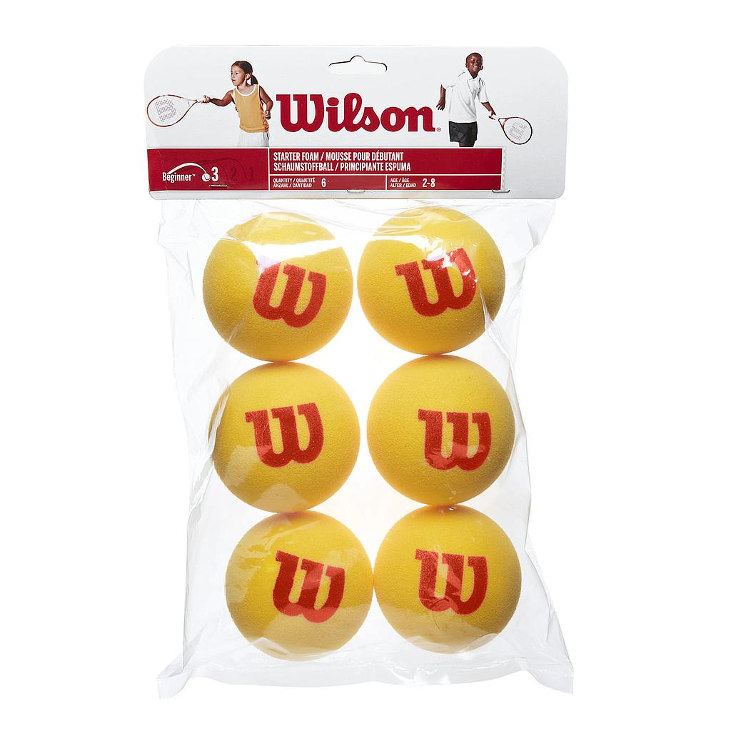 WILSON BALLS FOAM STAGE 3 6PCS