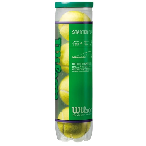 WILSON TENNIS BALL STARTER PLAY 4PCS WRT137400
