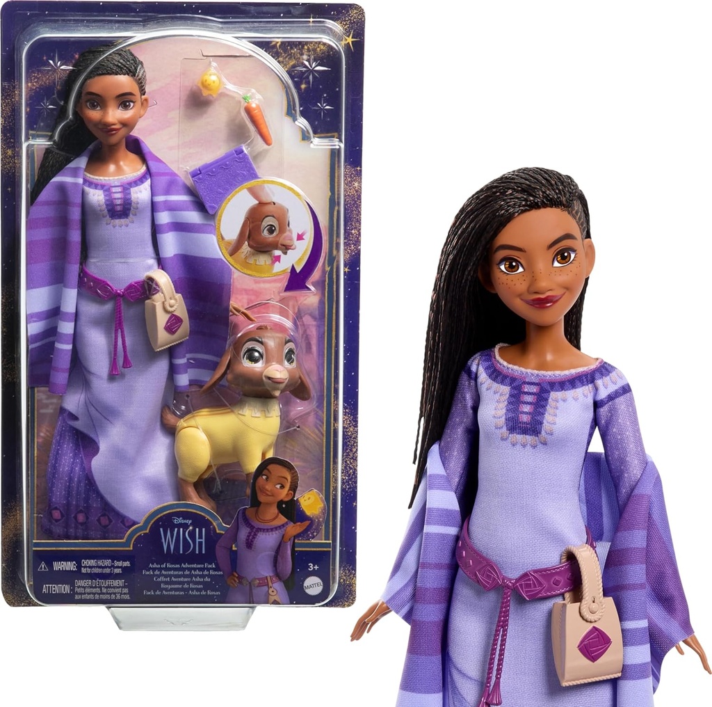 DISNEY PRINCESS ASHA WITH FRIENDS