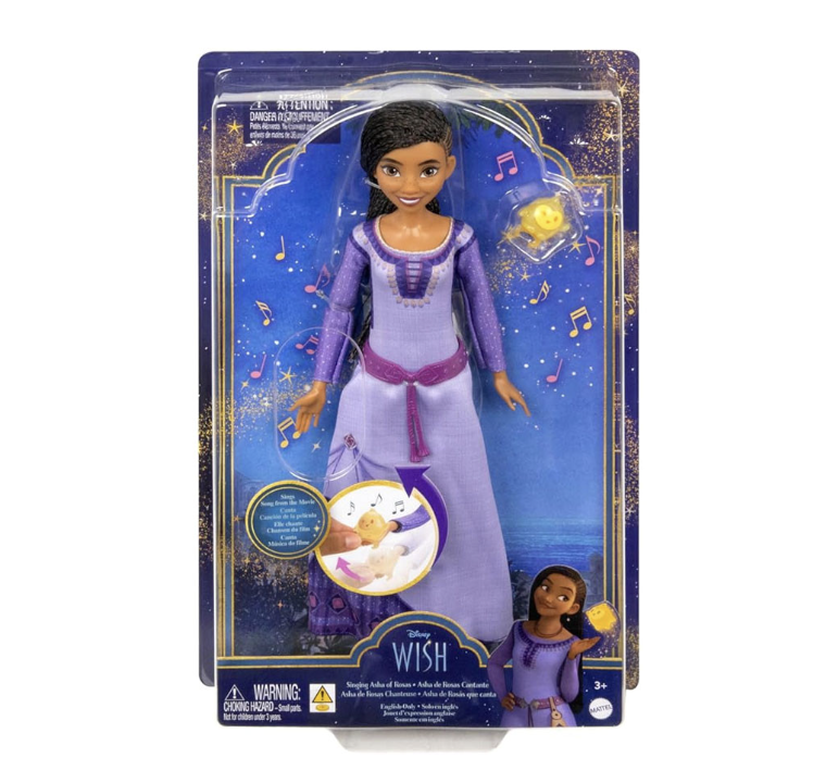 DISNEY PRINCESS ASHA SINGING DOLL