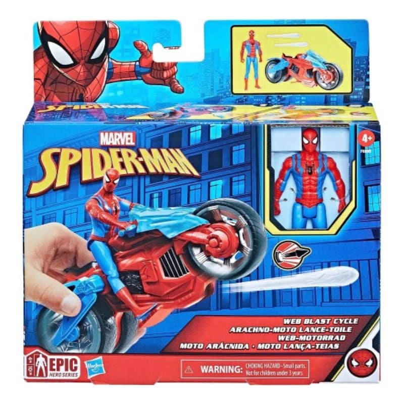 SPIDERMAN F6899 WEB BLASTER CYCLE