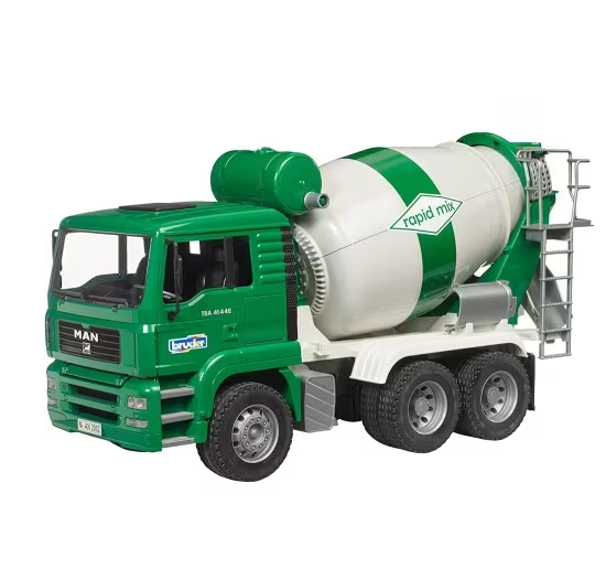 BRUDER MAN TGA CEMENT MIXER TRUCK