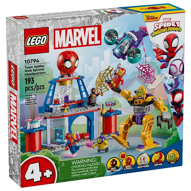 LEGO 10794 TEAM SPIDEY WEB SPINNER HEADQUARTERS
