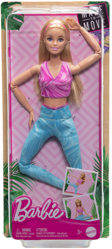 BARBIE HRH27 MADE TO MOVE BLONDE