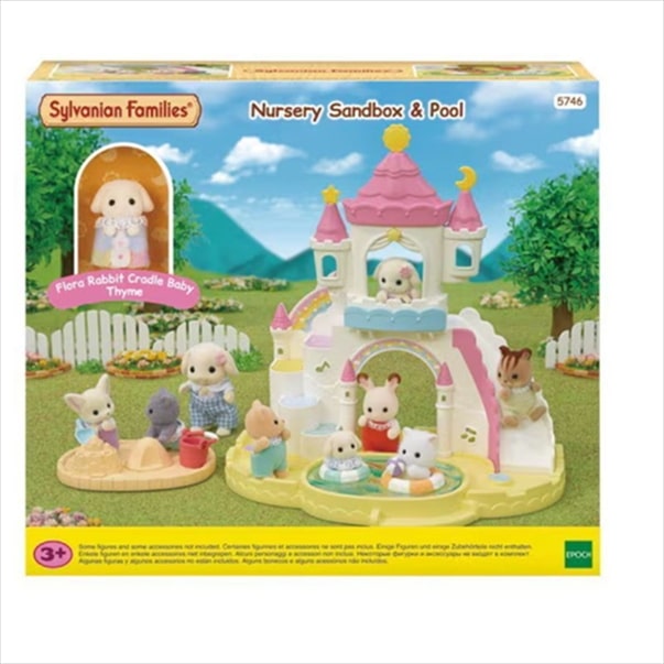 SYLVANIAN FAMILIES NURSERY SANDBOX & POOL