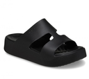 CROCS GETAWAY PLATFORM H-STRAP BLACK 209409-001