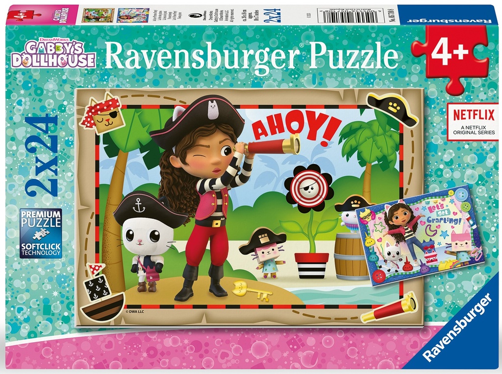 R/BURGER PUZZLE 2X24 PCS
