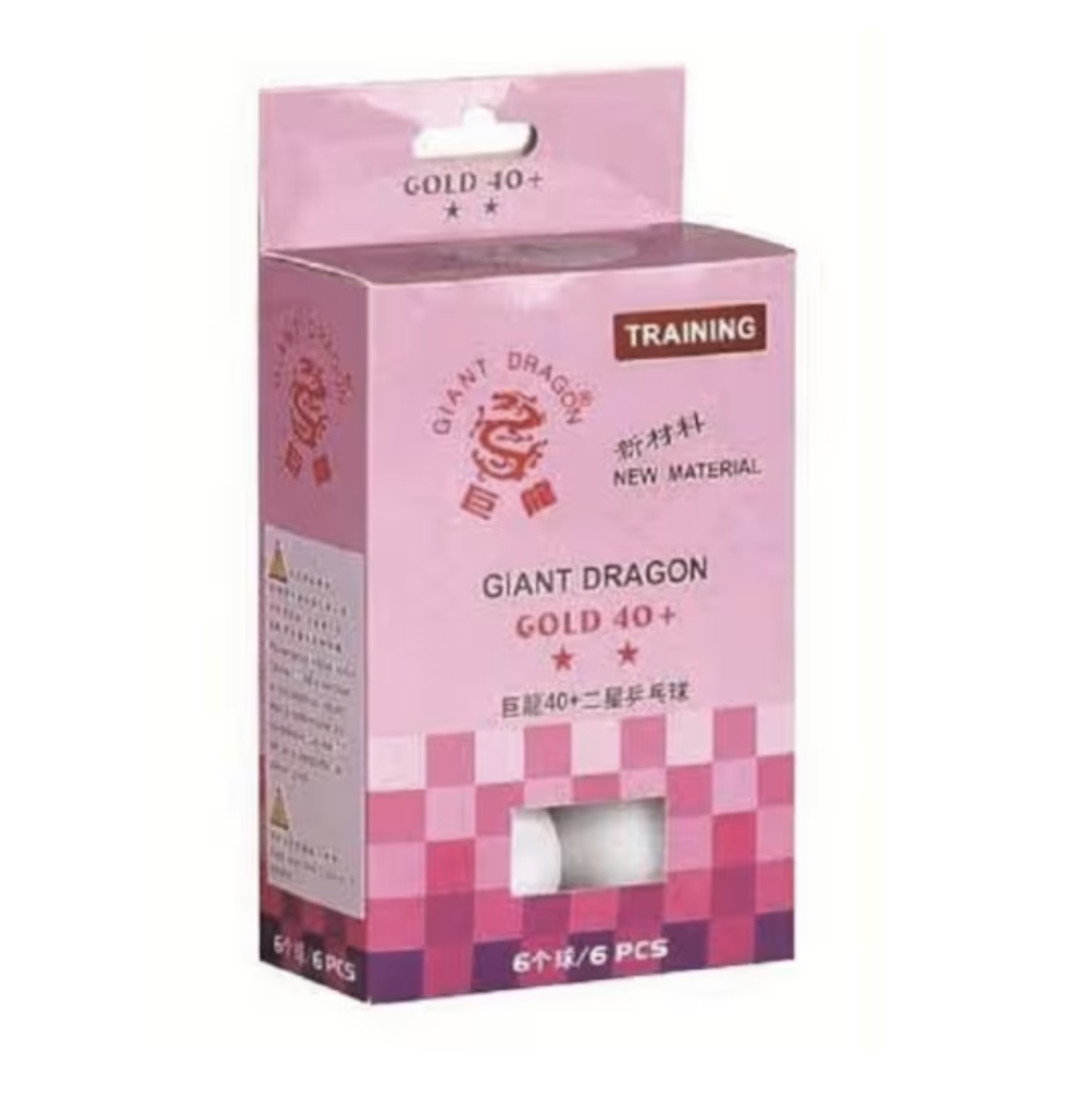 TABLE TENNIS BALLS 2STARS 6PCS