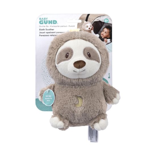BABY GUND ON-THE-GO SLOTH SOOTHER