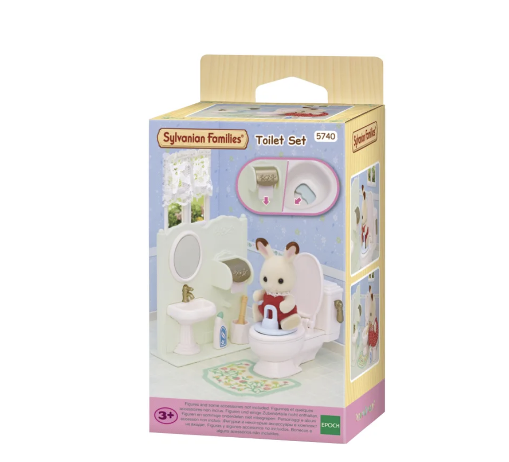 SYLVANIAN FAMILIES 5740 TOILET SET