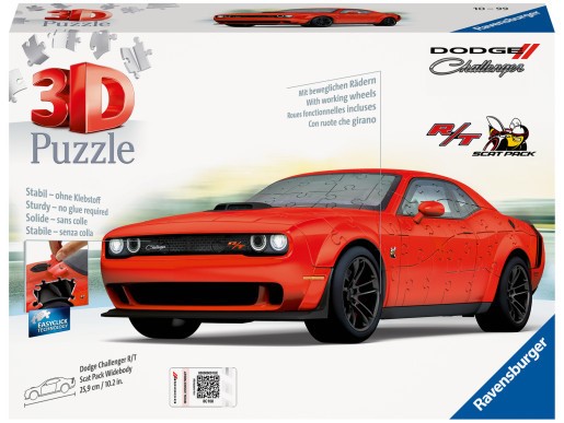 R/B PUZZLE 3D DODGE CHALLENGER