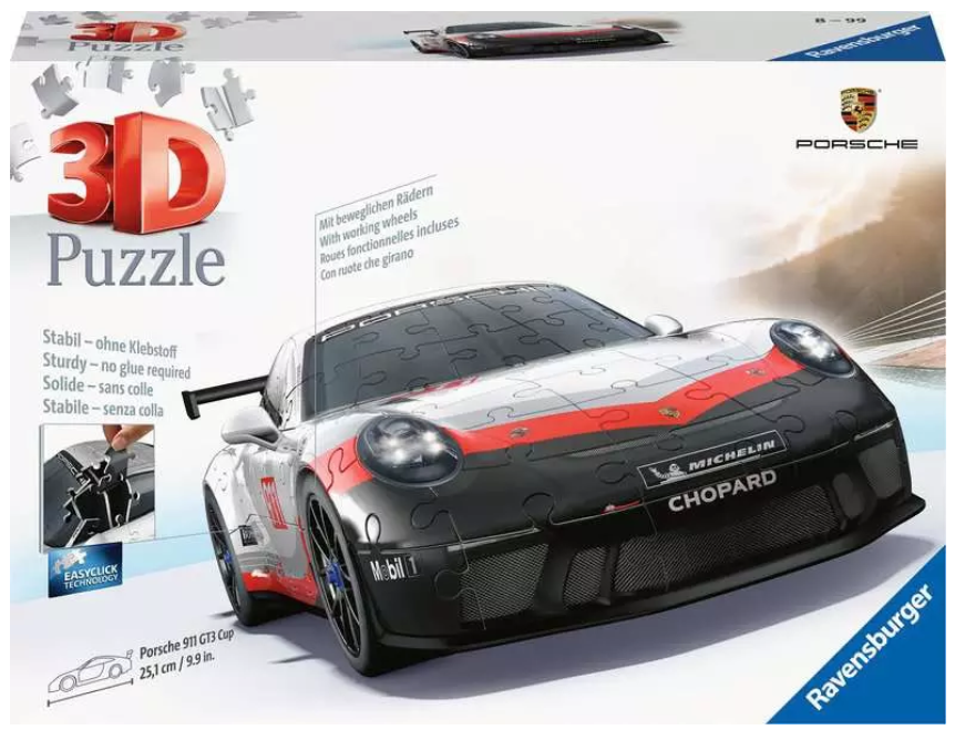 R/B 3D PUZZLE PORSCHE 911 GT3