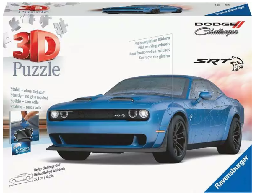 R/B 3D PUZZLE CHALLENGER HELLCAT