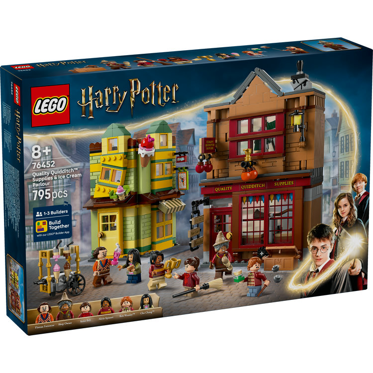 LEGO 76452 QUALITY QUIDDITCH™ SUPPLIES &
ICE CREAM