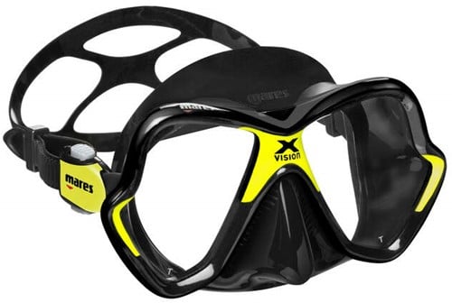 MARES MASK X-VISION BLACK/YELLOW