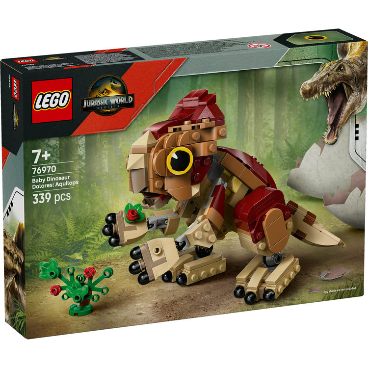 LEGO 76970 BABY DINOSAUR DOLORES:
AQUILOPS