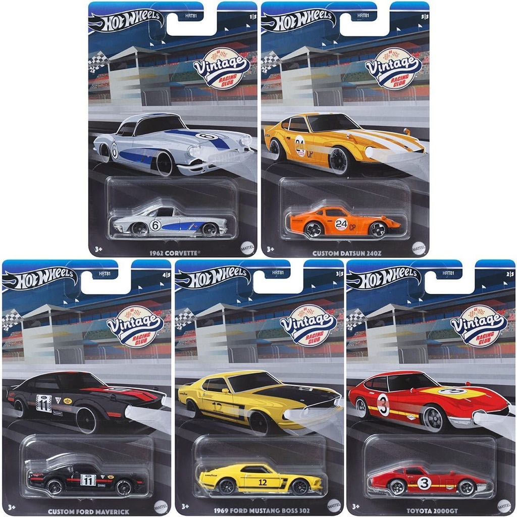 HOT WHEELS VINTAGE SET OF 5