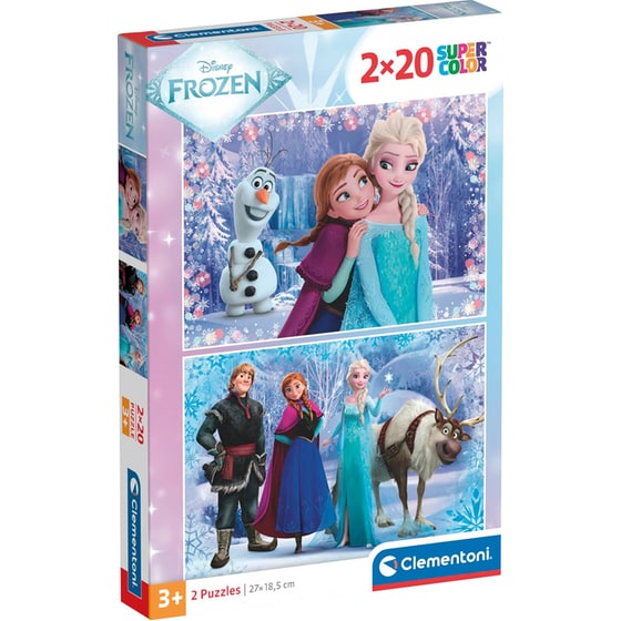 CLEMENTONI PUZZLE 2X20 PCS FROZEN