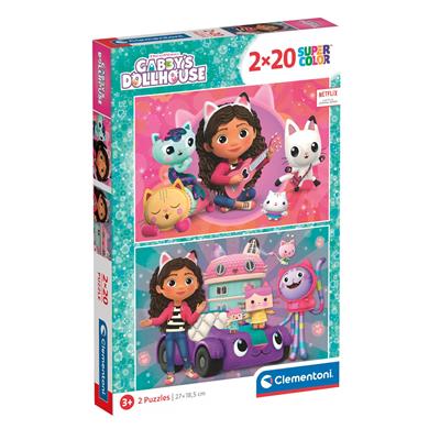 CLEMENTONI PUZZLE 2X20 PCS GABBY