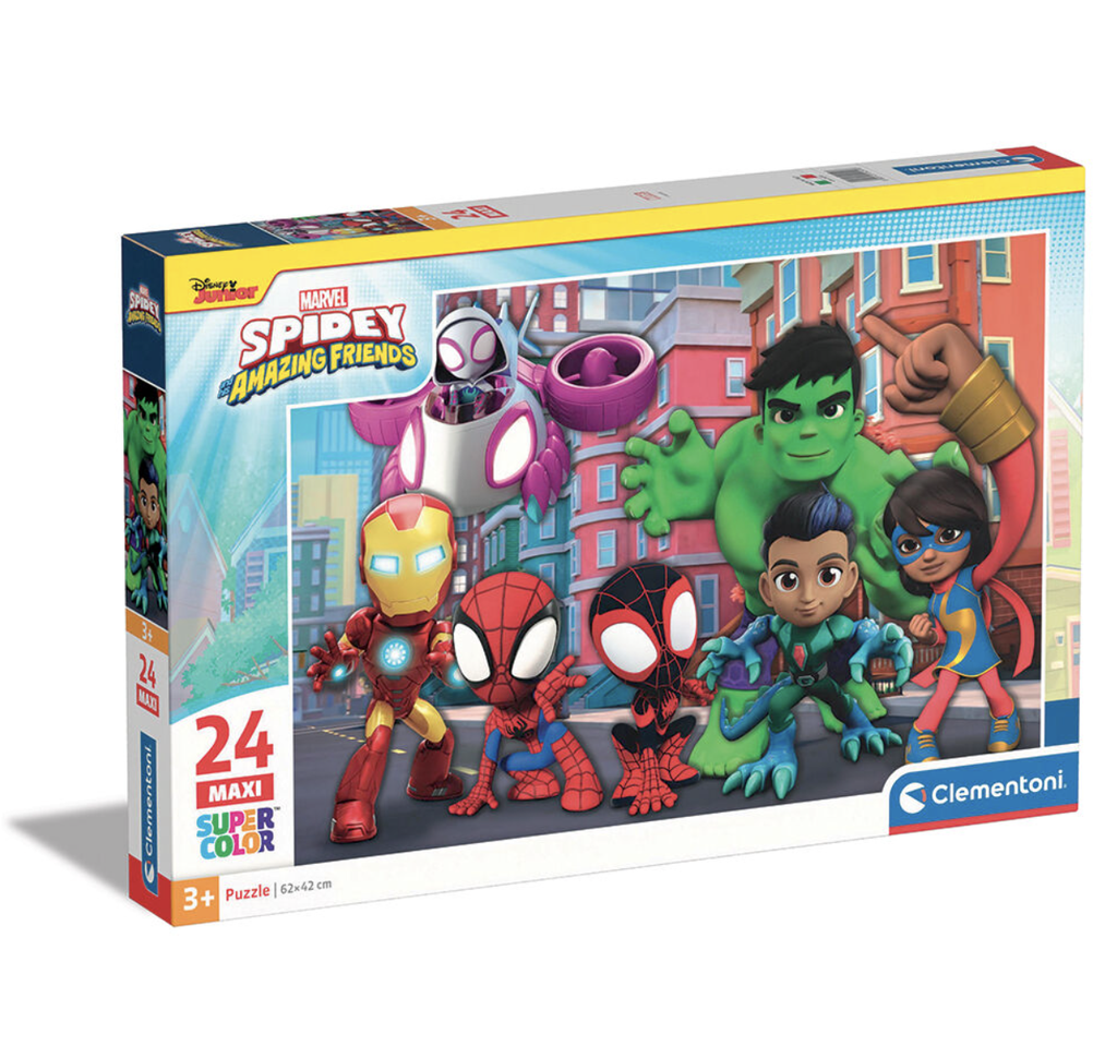 CLEMENTONI PUZZLE 24 PCS MAXI SPIDEY