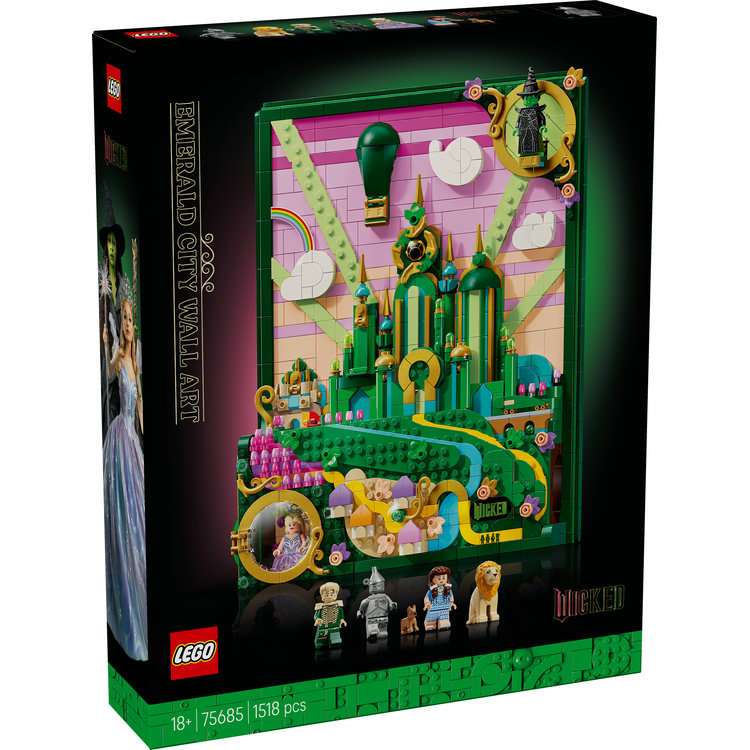 LEGO 75685 EMERALD CITY WALL ART