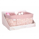 ARIAS PINK BASKET WITH ACCESSORIES