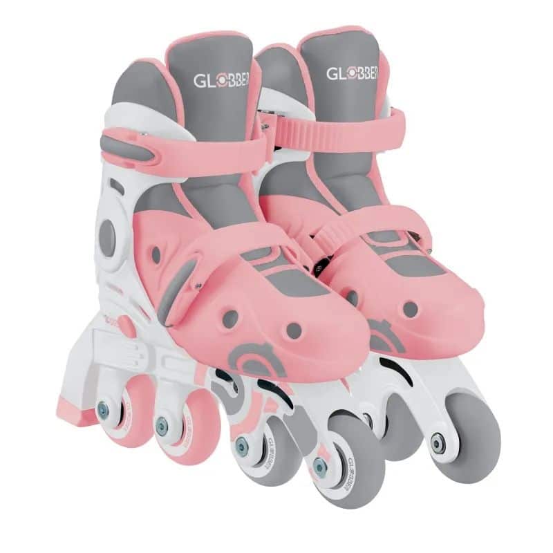 GLOBBER 2IN1 LEARNING SKATES PINK SIZE 30-33