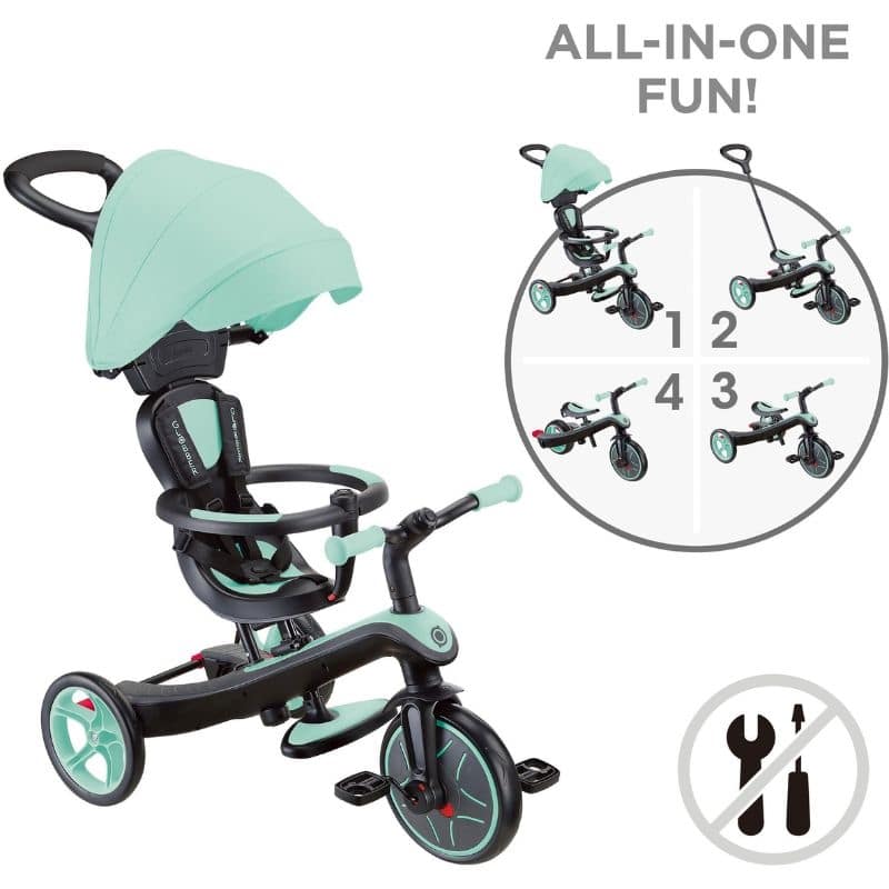GLOBBER EXPLORER TRIKE 4 IN 1 MINT