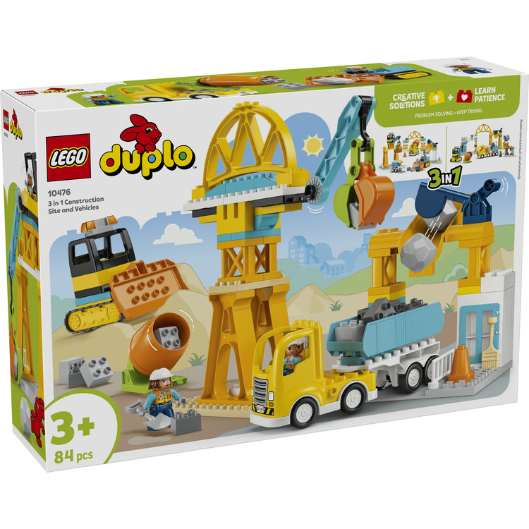 LEGO 10476 3 IN 1 CONSTRUCTION SITE AND VEHICLES