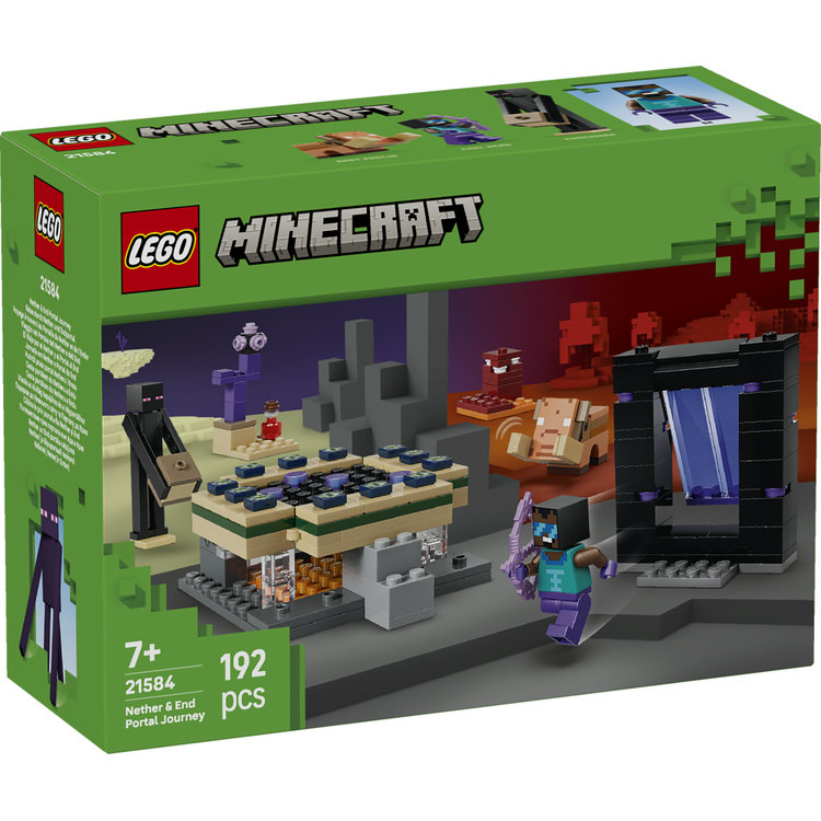 LEGO 21584 NETHER & END PORTAL JOURNEY