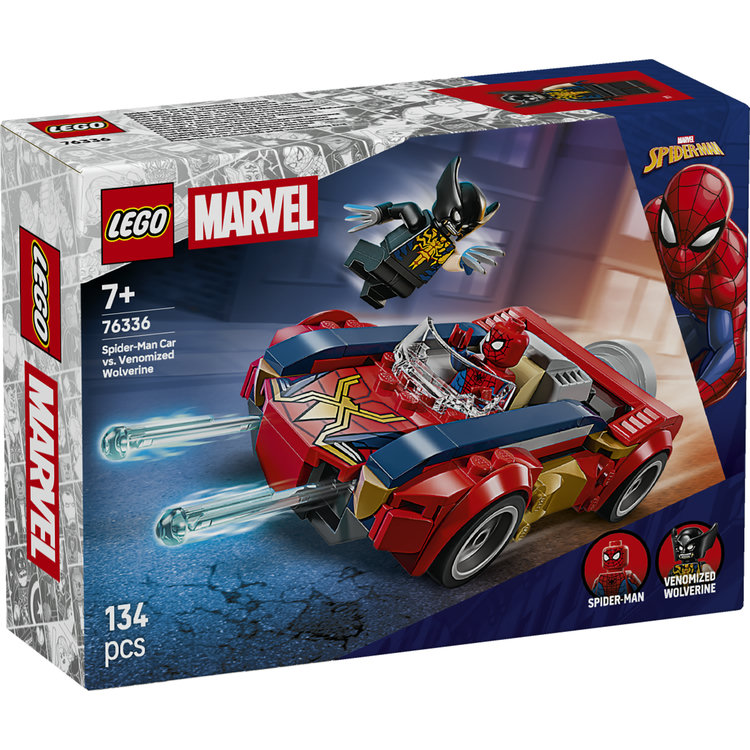LEGO 76336 SPIDER-MAN CAR VS. VENOMIZED
WOLVERINE
