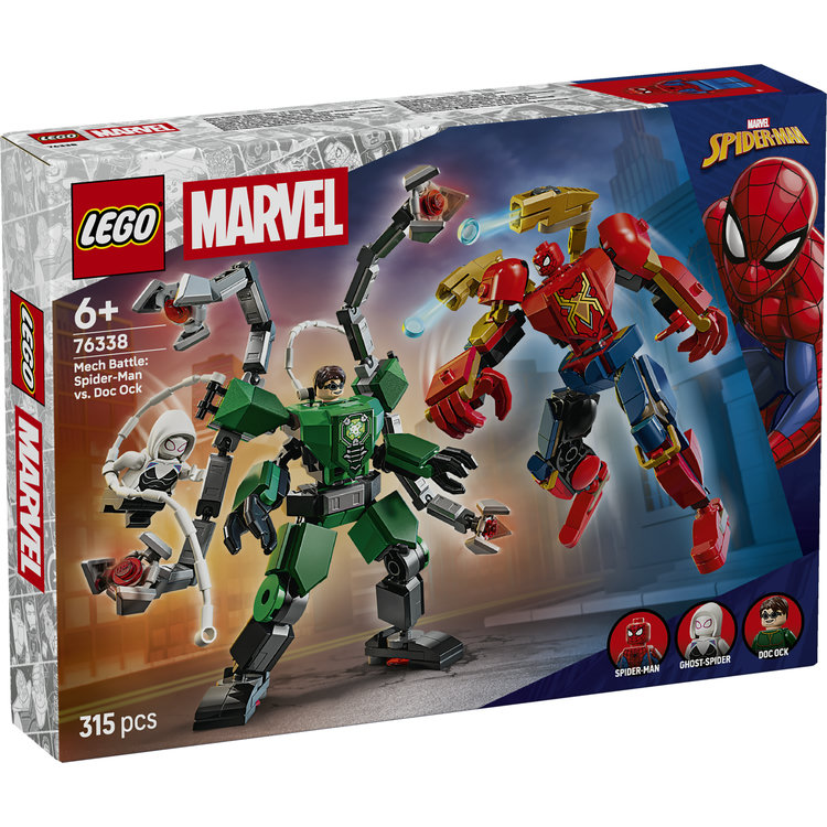 LEGO 76338 MECH BATTLE: SPIDER-MAN VS.
DOC OCK