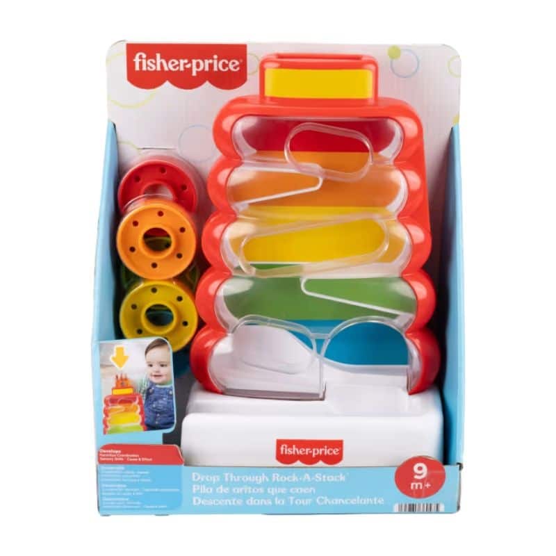 FISHER PRICE JLB81 DROP THROUGH ROCK-A-STACK