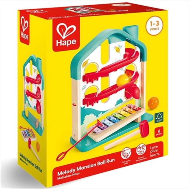 HAPE E0512 MELODY MANSION BALL RUN