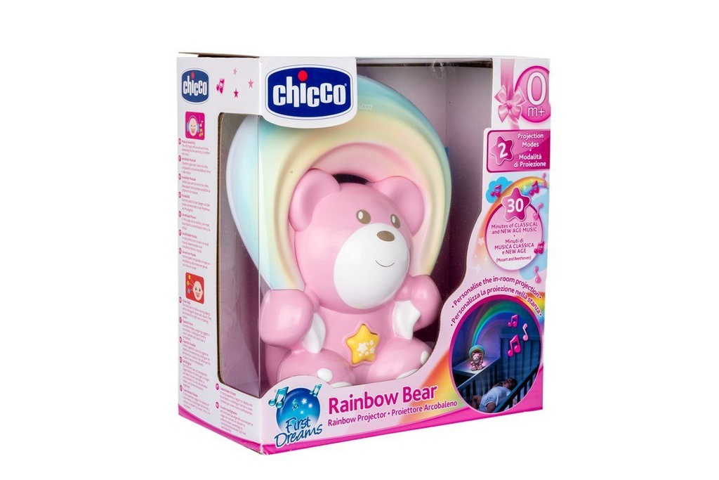 CHICCO RAINBOW BEAR PINK