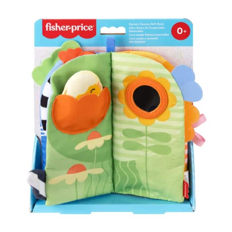 FISHER PRICE JKP53 SENSORY SEASONS SOFT BOOK