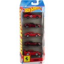 HOT WHEELS JLN12 FERRARI SET OF 5